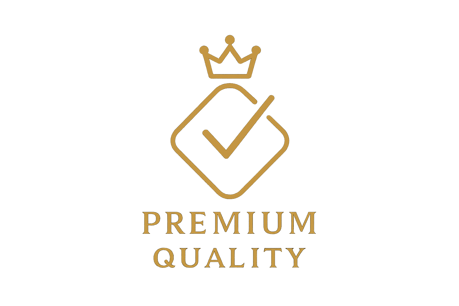 dezentes Qualität symbol mit Farbcode #BF963F